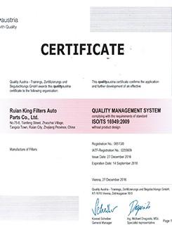 1132401320 ตัวกรองเชื้อเพลิงรถบรรทุก AF25372 เส้นใยโพลีเอสเตอร์กรองอากาศเข้ารถยนต์ 3